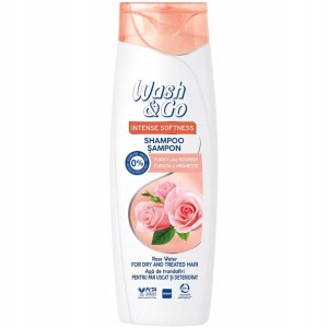 Wash&Go Szampon do włosów suchych i farbowanych Rose Water 360 ml
