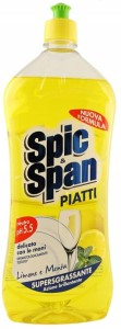 Spic&Span Płyn do mycia naczyń Limonka i Mięta 1 L