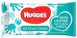 Huggies Chusteczki nawilżane All Over Clean 56 sztuk