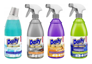 Dasty Zestaw chemii domowej - odkamieniacz, płyn do płyt indukcyjnych, żel do WC
