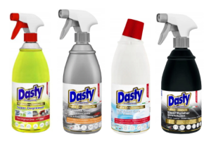 Dasty Zestaw chemii domowej - czyszczenie kuchni, łazienki i podłóg