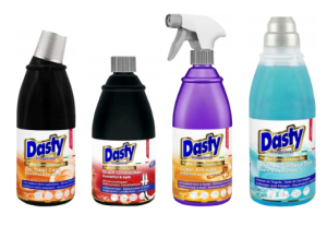 Dasty Zestaw chemii domowej - płyn do podłóg, odkamieniacz, żel WC, udrażniacz rur