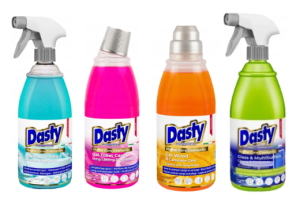 Dasty Zestaw chemii domowej - łazienka, wc, szyby, podłogi