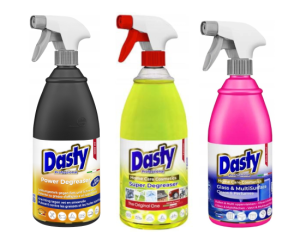 Dasty Zestaw chemii domowej - Płyn do szyb i luster, odtłuszczacz
