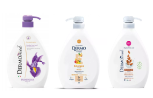 Dermomed Zestaw 3x Żel pod prysznic - Migdał, Mango, Irys 1 L