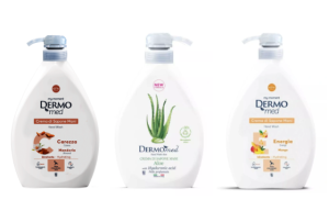 Dermomed Zestaw 3x Mydło w płynie 600 ml - Migdał, Mango, Aloes