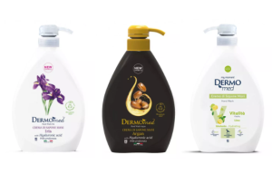 Dermomed Zestaw - 3x Mydło w płynie 600 ml - Irys, Argan, Limonka