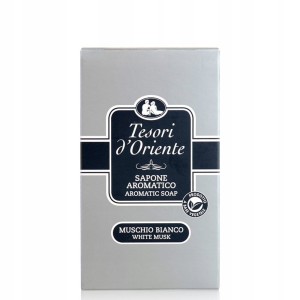 Tesori d'Oriente Mydło w kostce Muschio Bianco 125 g
