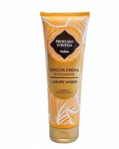 Malizia Profumo d'Intesa Kremowy żel pod prysznic Luxury Amber 250 ml