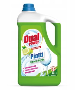 Dual Power Płyn do mycia naczyń Limone Verde 4,9 l