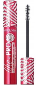 Deborah Czarny tusz do rzęs z kwasem hialuronowym Like a Pro Volume 13 ml