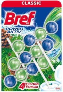 Bref Power Aktiv Zawieszka do WC Sosna 3x50 g