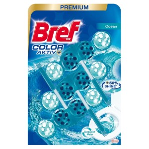 Bref Color Activ Zawieszka do WC Ocean 3x50 g