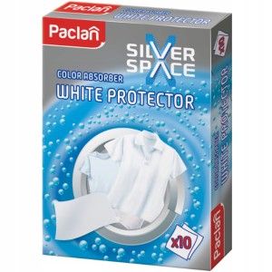 Paclan Chusteczki do prania wyłapujące kolor White Protector 10 szt.