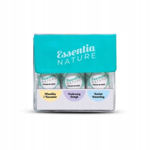 Essentia Nature Perfumy do prania i suszarki Kaszmir, Pudrowy, Bawełna 3x50 ml