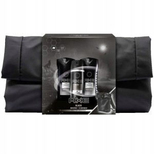 Axe Zestaw kosmetyków dla mężczyzn Black 2x Żel pod prysznic + Dezodorant + Plecak