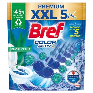 Bref Color Activ Zawieszka do WC XXL Eucalyptus 5x 50 g