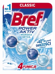 Bref Power Activ Zawieszka czyszcząca do WC Morska bryza 50 g