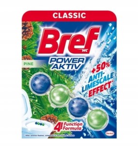 Bref Power Activ Zawieszka czyszcząca do WC Sosna 50 g
