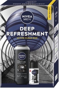 Nivea Men Zestaw kosmetyków dla mężczyzn Żel 3w1 250 ml + Antyperspirant 50 ml