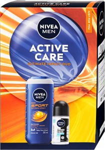 Nivea Men Zestaw kosmetyków dla mężczyzn Active Care Żel 250 ml + Antyperspirant 50 ml