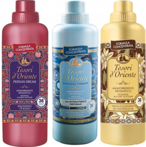 Tesori d'Oriente Zestaw 3 włoskich płynów do płukania 760 ml - PTV