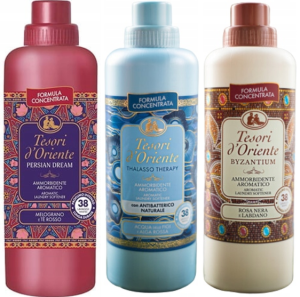 Tesori d'Oriente Zestaw 3 włoskich płynów do płukania 760 ml - PTB