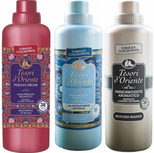 Tesori d'Oriente Zestaw 3 włoskich płynów do płukania 760 ml - PTM