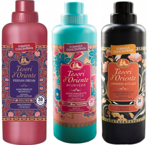 Tesori d'Oriente Zestaw 3 włoskich płynów do płukania 760 ml - PAJ