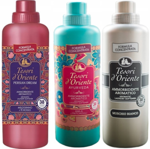 Tesori d'Oriente Zestaw 3 włoskich płynów do płukania 760 ml - PAM