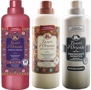 Tesori d'Oriente Zestaw 3 włoskich płynów do płukania 760 ml - PBM