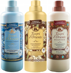 Tesori d'Oriente Zestaw 3 włoskich płynów do płukania 760 ml - TVB