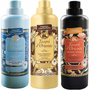 Tesori d'Oriente Zestaw 3 włoskich płynów do płukania 760 ml - TVJ