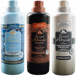 Tesori d'Oriente Zestaw 3 włoskich płynów do płukania 760 ml - THM