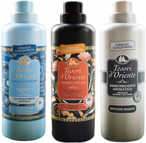 Tesori d'Oriente Zestaw 3 włoskich płynów do płukania 760 ml - TJM