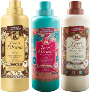 Tesori d'Oriente Zestaw 3 włoskich płynów do płukania 760 ml - VAB