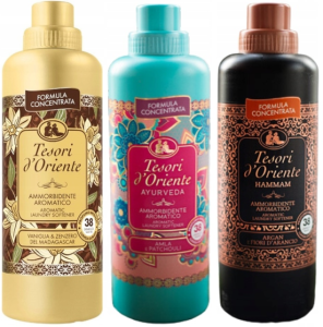 Tesori d'Oriente Zestaw 3 włoskich płynów do płukania 760 ml - VAH