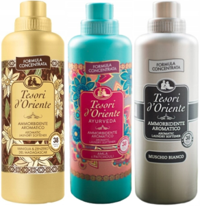 Tesori d'Oriente Zestaw 3 włoskich płynów do płukania 760 ml - VAM