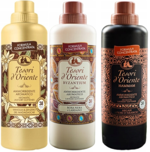 Tesori d'Oriente Zestaw 3 włoskich płynów do płukania 760 ml - VBH