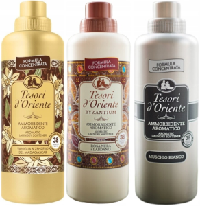 Tesori d'Oriente Zestaw 3 włoskich płynów do płukania 760 ml - VBM