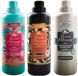 Tesori d'Oriente Zestaw 3 włoskich płynów do płukania 760 ml - AJM