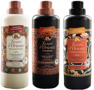Tesori d'Oriente Zestaw 3 włoskich płynów do płukania 760 ml - BHJ