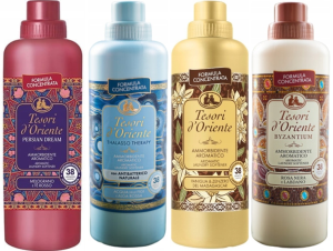 Tesori d'Oriente Zestaw 4 pięknych płynów do płukania 760 ml - PTVB