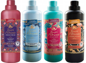 Tesori d'Oriente Zestaw 4 pięknych płynów do płukania 760 ml - PTAJ