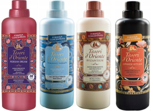 Tesori d'Oriente Zestaw 4 pięknych płynów do płukania 760 ml - PTBJ