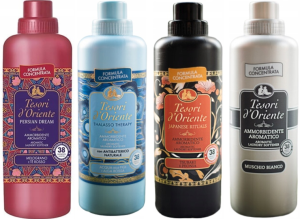 Tesori d'Oriente Zestaw 4 pięknych płynów do płukania 760 ml - PTJM