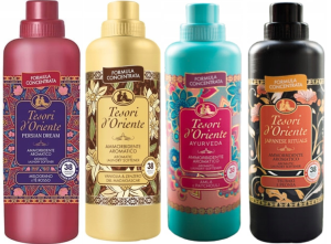 Tesori d'Oriente Zestaw 4 pięknych płynów do płukania 760 ml - PVAJ