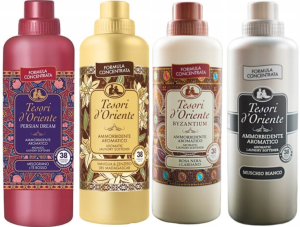 Tesori d'Oriente Zestaw 4 pięknych płynów do płukania 760 ml - PVBM