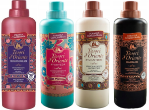 Tesori d'Oriente Zestaw 4 pięknych płynów do płukania 760 ml - PABH