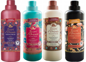 Tesori d'Oriente Zestaw 4 pięknych płynów do płukania 760 ml - PABJ